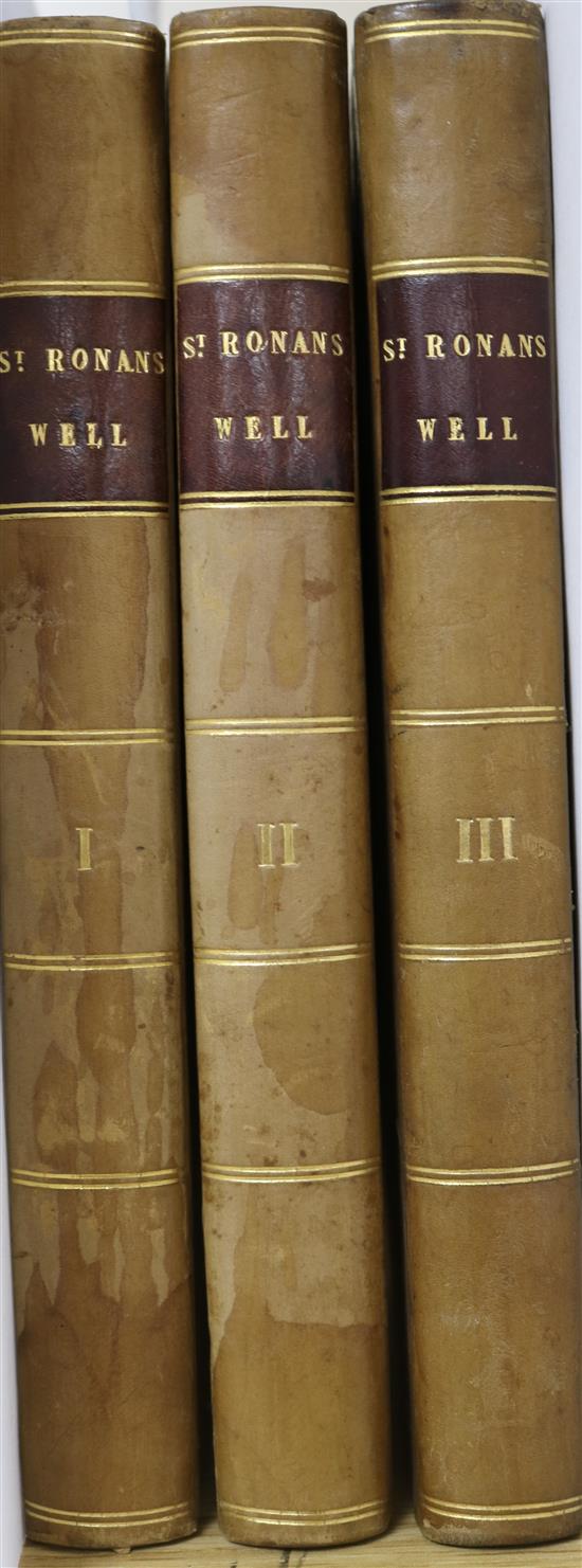 [Scott, Walter Sir] - St Ronans Well,